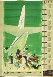 Anonimo - SAS -  linee aeree scandinave.