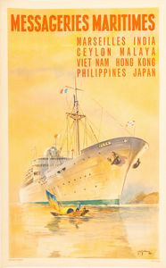 J.Des Gachons - Messageries Maritimes.