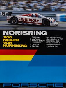 ARTISTI VARI : Porsche Corse 1985/1986/1987.  - Asta POP Culture e Manifesti d'epoca - Associazione Nazionale - Case d'Asta italiane