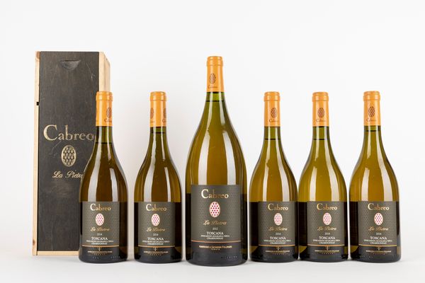 Toscana : Tenute del Cabreo La Pietra Chardonnay 2012-2014 (5 BT, 1 MG)  - Asta Vini e Distillati - Associazione Nazionale - Case d'Asta italiane