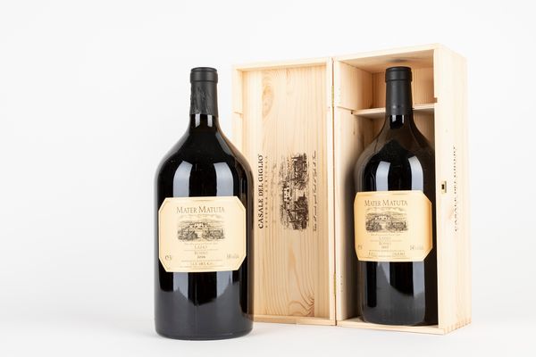 Lazio : Casale del Giglio Mater Matuta Rosso 3 Litri 2016-2017 (2 DMG)  - Asta Vini e Distillati - Associazione Nazionale - Case d'Asta italiane