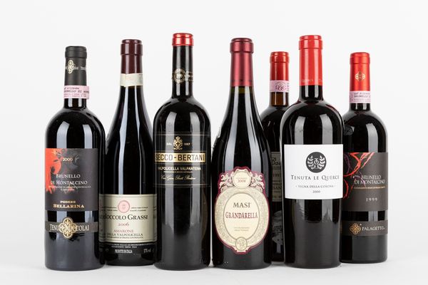 Selezione Rossi Italiani (7 BT)  - Asta Vini e Distillati - Associazione Nazionale - Case d'Asta italiane