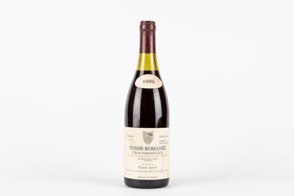FRANCIA : Henri Jayer Vosne Romanee Cros Parantoux  - Asta Vini e Distillati - Associazione Nazionale - Case d'Asta italiane