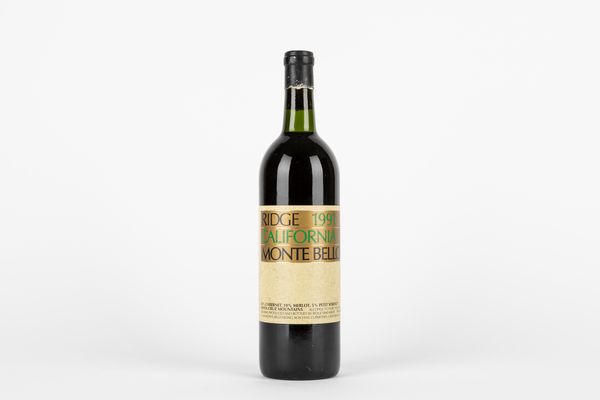 USA : Ridge Vineyards Monte Bello  - Asta Vini e Distillati - Associazione Nazionale - Case d'Asta italiane
