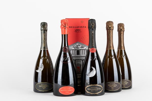 Lombardia : Collezione Bellavista - Vittorio Moretti, La Scala, Gran Cuvee (5 BT)  - Asta Vini e Distillati - Associazione Nazionale - Case d'Asta italiane
