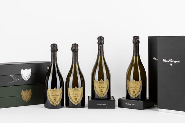 FRANCIA : Dom Perignon 1998-2000 (4 BT)  - Asta Vini e Distillati - Associazione Nazionale - Case d'Asta italiane