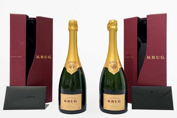 FRANCIA : Krug Grande Cuvee Foglioline (2 BT)  - Asta Vini e Distillati - Associazione Nazionale - Case d'Asta italiane