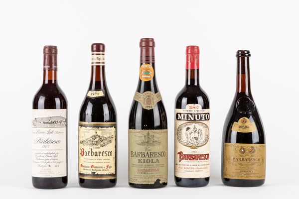 Piemonte : Lotto Barbaresco (5 BT)  - Asta Vini e Distillati - Associazione Nazionale - Case d'Asta italiane