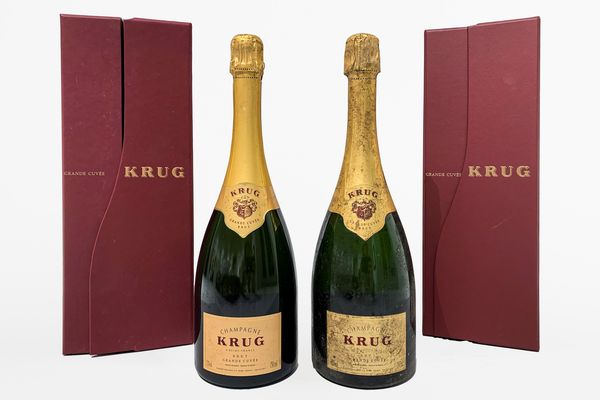 FRANCIA : Krug Grande Cuvee Foglioline  (2 BT)  - Asta Vini e Distillati - Associazione Nazionale - Case d'Asta italiane