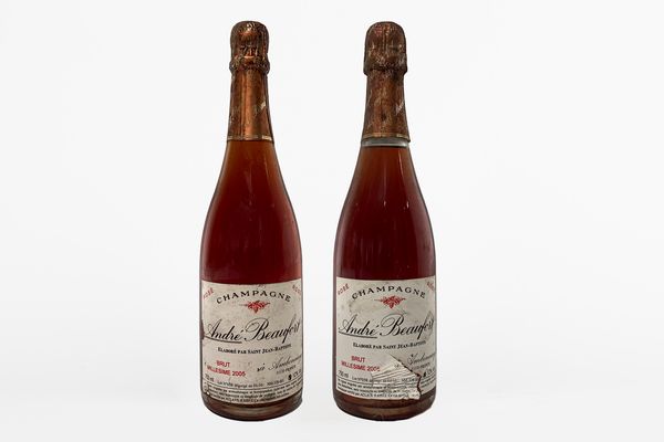 FRANCIA : Andr Beaufort Brut Millesime Rose (2 BT)  - Asta Vini e Distillati - Associazione Nazionale - Case d'Asta italiane