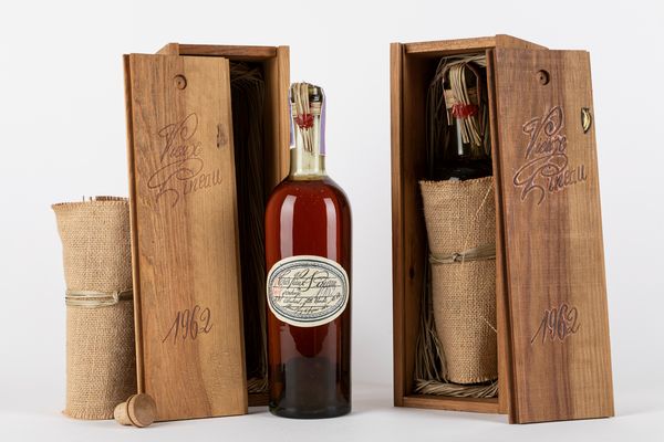 FRANCIA : Lheraud Tres Vieux Pineau Vendage 1962 (2 BT)  - Asta Vini e Distillati - Associazione Nazionale - Case d'Asta italiane