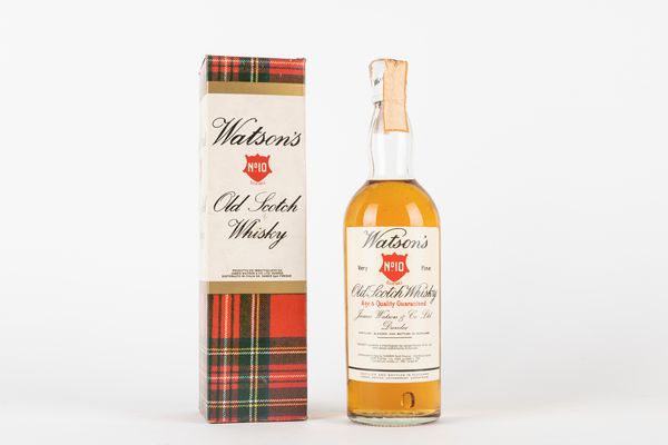 Scozia : Watson's No. 10 Very Fine Old Scotch Whisky  - Asta Vini e Distillati - Associazione Nazionale - Case d'Asta italiane