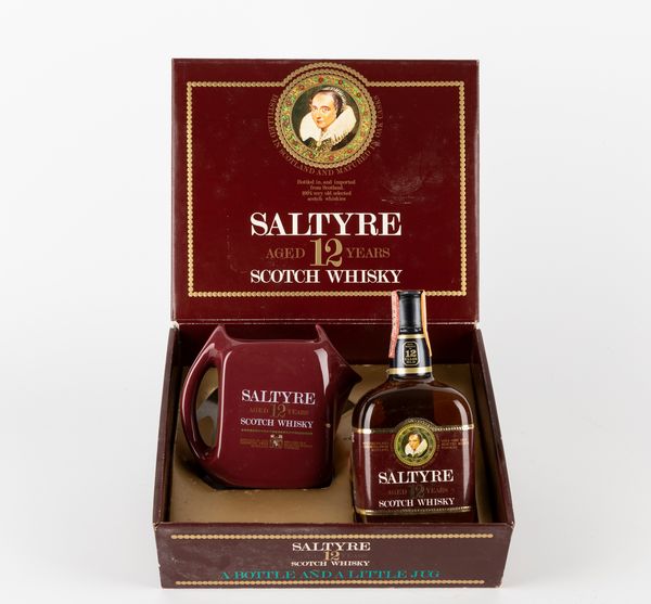 Scozia : Saltyre 12 YO Jug Box  - Asta Vini e Distillati - Associazione Nazionale - Case d'Asta italiane