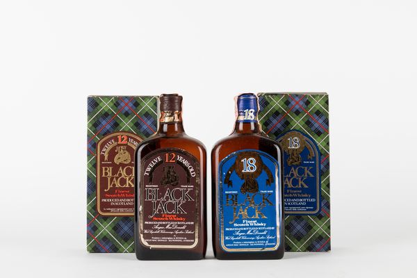 Scozia : Black Jack 12 e 18 YO  - Asta Vini e Distillati - Associazione Nazionale - Case d'Asta italiane