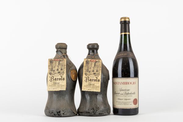 Piemonte : Lotto Barolo e Amarone (3 BT)  - Asta Vini e Distillati - Associazione Nazionale - Case d'Asta italiane