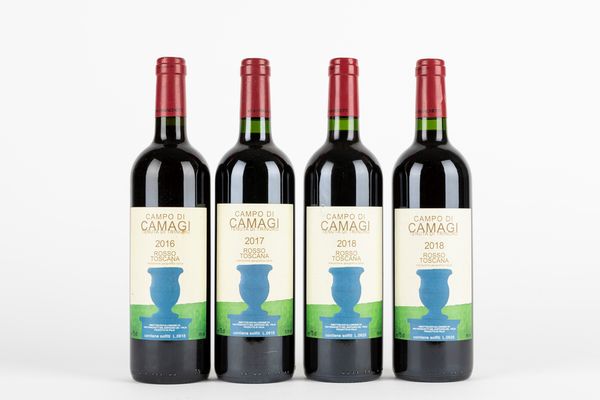 Toscana : Tenuta di Trinoro Campo di Camagi 2016-2018 (4 BT)  - Asta Vini e Distillati - Associazione Nazionale - Case d'Asta italiane