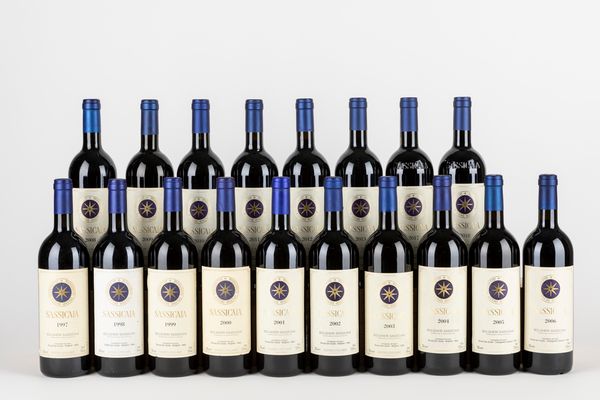 Toscana : Verticale Sassicaia 1997-2018 (18 BT)  - Asta Vini e Distillati - Associazione Nazionale - Case d'Asta italiane