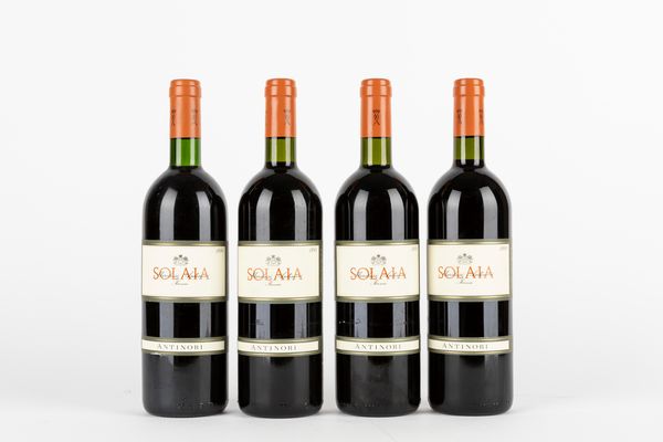 Toscana : Solaia 1994-1995 (4 BT)  - Asta Vini e Distillati - Associazione Nazionale - Case d'Asta italiane