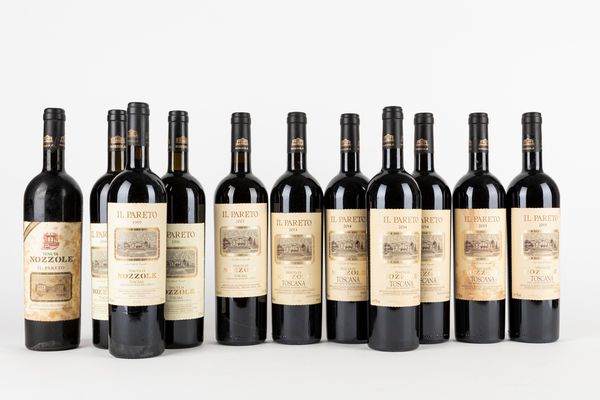 Toscana : Verticale Tenute di Nozzole Il Pareto 1987-2015 (11 BT)  - Asta Vini e Distillati - Associazione Nazionale - Case d'Asta italiane