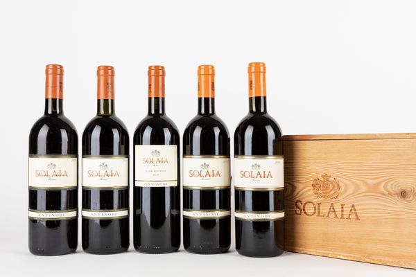 Toscana : Verticale Solaia 2000-2004 (5 BT)  - Asta Vini e Distillati - Associazione Nazionale - Case d'Asta italiane