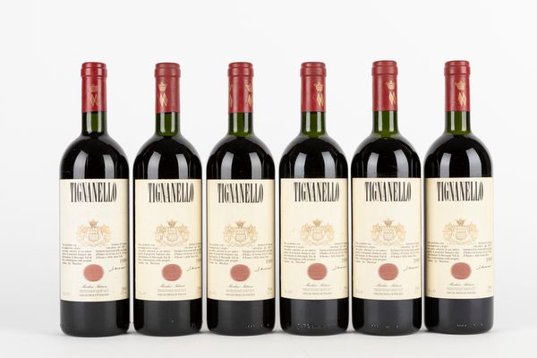 Toscana : Tignanello (6 BT)  - Asta Vini e Distillati - Associazione Nazionale - Case d'Asta italiane