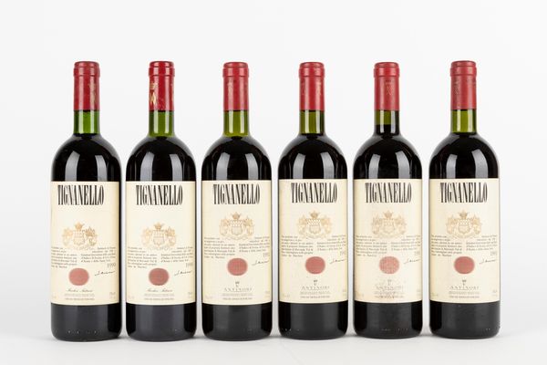 Toscana : Tignanello 1990-1991 (6 BT)  - Asta Vini e Distillati - Associazione Nazionale - Case d'Asta italiane