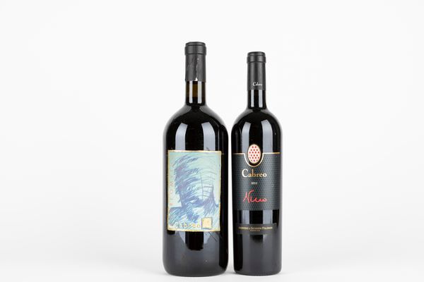 Toscana : Tenute del Cabreo Edizioni Speciali - Mytho e Nino (1 MG, 1 BT)  - Asta Vini e Distillati - Associazione Nazionale - Case d'Asta italiane
