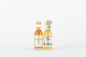 Scozia - Macallan e Bowmore 12 YO Mignon (2 Mignon)