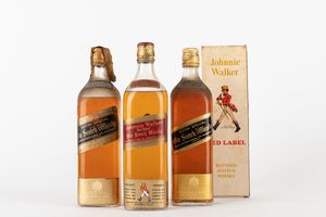Scozia - Johnnie Walker Black e Red Label (3 BT - 1 Duty Free 86.8 Proof)