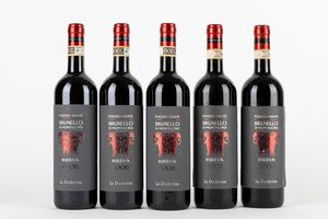 Toscana - La Poderina Poggio Abate Brunello di Montalcino Riserva 2006-2007 (5 BT)