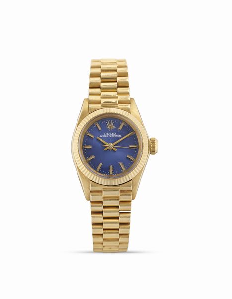 ROLEX : Oyster Perpetual 6718, anni 80  - Asta Orologi - Associazione Nazionale - Case d'Asta italiane
