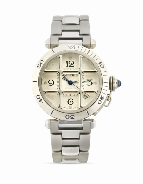 CARTIER : Pasha Grille 2379, anni 2000  - Asta Orologi - Associazione Nazionale - Case d'Asta italiane