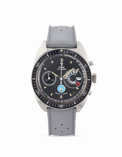 YEMA : cronografo Yachtingraf Regatta, anni 70  - Asta Orologi - Associazione Nazionale - Case d'Asta italiane