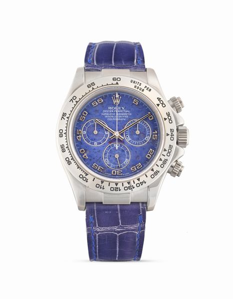 ROLEX : Daytona 116519 quadrante sodalite, anni 2000  - Asta Orologi - Associazione Nazionale - Case d'Asta italiane