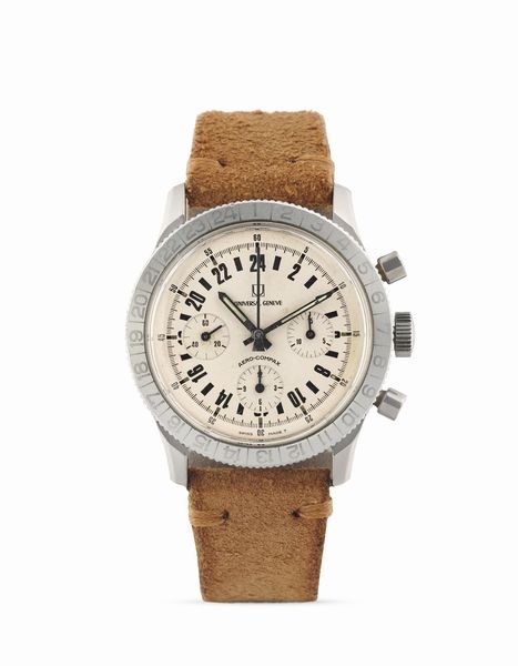 Universal Genève : Aero-Compax 890101/01, anni 60  - Asta Orologi - Associazione Nazionale - Case d'Asta italiane
