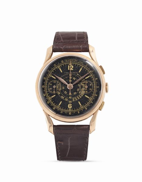GIRARD PERREGAUX : cronografo, anni 40  - Asta Orologi - Associazione Nazionale - Case d'Asta italiane