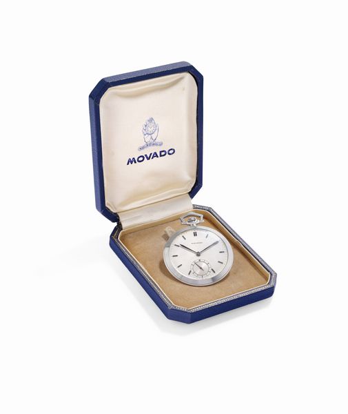 MOVADO : orologio da tasca, anni 40  - Asta Orologi - Associazione Nazionale - Case d'Asta italiane