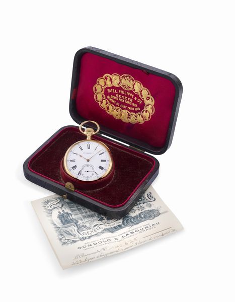 PATEK PHILIPPE : Chronometro Gondolo da tasca, anni 1890  - Asta Orologi - Associazione Nazionale - Case d'Asta italiane