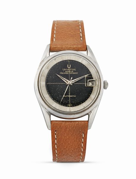Universal Genève : Polerouter 204610, anni 60  - Asta Orologi - Associazione Nazionale - Case d'Asta italiane
