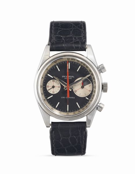 Universal Genève : Uni-Compax 884100/01 Big Eye, anni 60  - Asta Orologi - Associazione Nazionale - Case d'Asta italiane