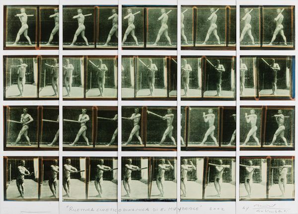 MAURIZIO GALIMBERTI : Rilettura cineticodinamica di E. Muybridge  - Asta Fotografia: Under 1K - Associazione Nazionale - Case d'Asta italiane