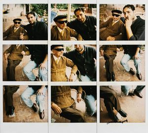 Maurizio Galimberti,, - Carlo Ludovico Bragaglia e Maurizio Galimberti fotografati da Giuliana Scim