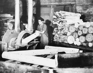 Jean Ribiére - Senza titolo (Fabrication du papier)