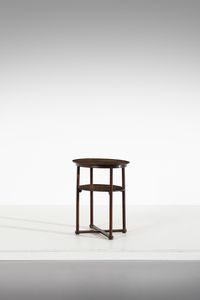 Josef Hoffmann : Tavolo Gueridon per Thonet.  - Asta Asta 408 | DESIGN E ARTI DECORATIVE DEL NOVECENTO Online - Associazione Nazionale - Case d'Asta italiane