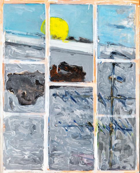 Piero Guccione : I studio per paesaggio luna e antenna  - Asta Arte Moderna e Contemporanea - Associazione Nazionale - Case d'Asta italiane