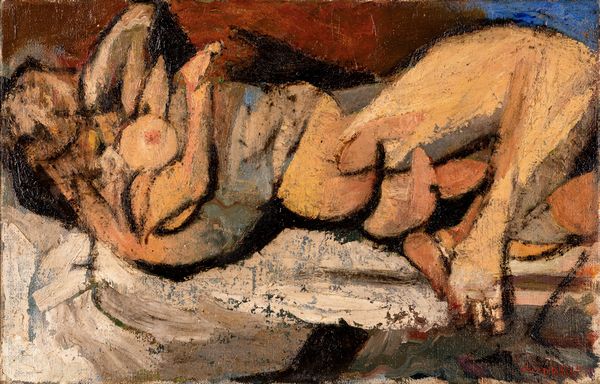 FAUSTO PIRANDELLO : Nudo disteso  - Asta Arte Moderna e Contemporanea - Associazione Nazionale - Case d'Asta italiane
