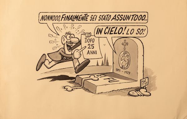 Benito Jacovitti : Senza titolo  - Asta Arte Moderna e Contemporanea - Associazione Nazionale - Case d'Asta italiane
