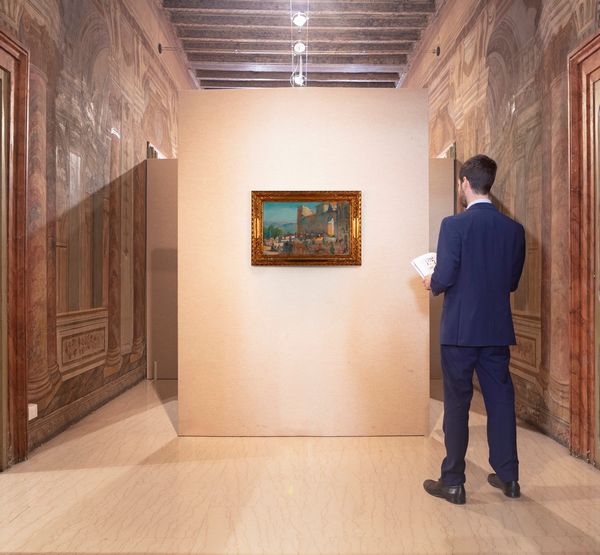 TOMMASO CASCELLA : La fiera  - Asta Arte Moderna e Contemporanea - Associazione Nazionale - Case d'Asta italiane