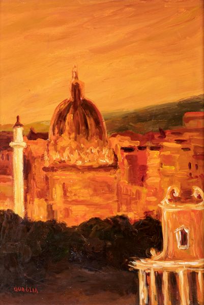 Carlo Quaglia : Veduta di Roma da Palatino  - Asta Arte Moderna e Contemporanea - Associazione Nazionale - Case d'Asta italiane