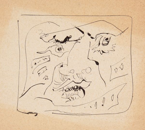 Edouard Pignon : Bozzetto per la copertina del catalogo della mostra personale alla Galleria La Nuova Pesa  - Asta Arte Moderna e Contemporanea - Associazione Nazionale - Case d'Asta italiane